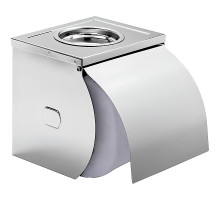 Держатель туалетной бумаги Haiba HB502 с крышкой Хром