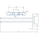 Полотенцедержатель Haiba HB8412-4 поворотный Бронза