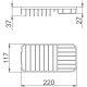 Полка корзина Haiba HB337 Хром