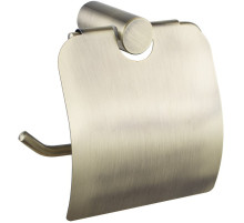 Держатель туалетной бумаги Haiba HB8403-4 с крышкой Бронза