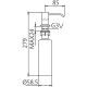 Дозатор для моющего средства Haiba HB403 Хром