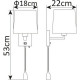 Настенный светильник Artelamp Hall A9246AP-2SS Сталь Черный