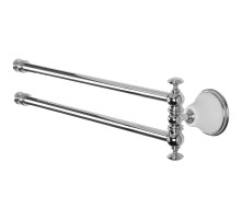 Полотенцедержатель TW Harmony TWHA013bi/cr поворотный Белый Хром