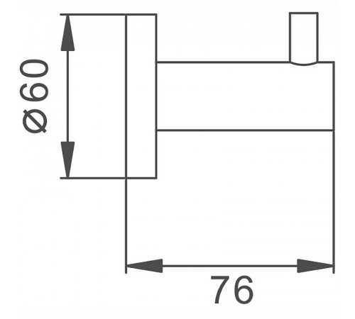 Крючок Haiba HB8305-1 Нержавеющая сталь