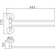 Полотенцедержатель Haiba HB8312 поворотный Нержавеющая сталь