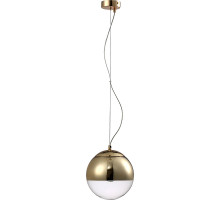 Подвесной светильник Crystal Lux Helado SP1 D200 Gold Прозрачный Золото