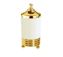 Стакан для ватных дисков Boheme Hermitage 10364 Золото