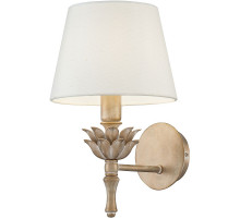 Настенный светильник Maytoni House Barbara H003WL-01MG Белый Золото антик
