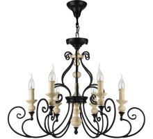 Люстра Maytoni House Karina H631-PL-06-B Черная Бежевая