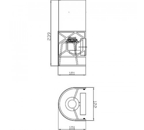 Настенный светильник Maytoni House Messina H223-WL-01-G Льняной Золото