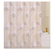 Штора для ванны Iddis Cream Balls 240x200 Бежевая