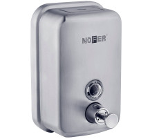 Диспенсер для жидкого мыла Nofer Inox 03001.06.S Матовая нержавеющая сталь
