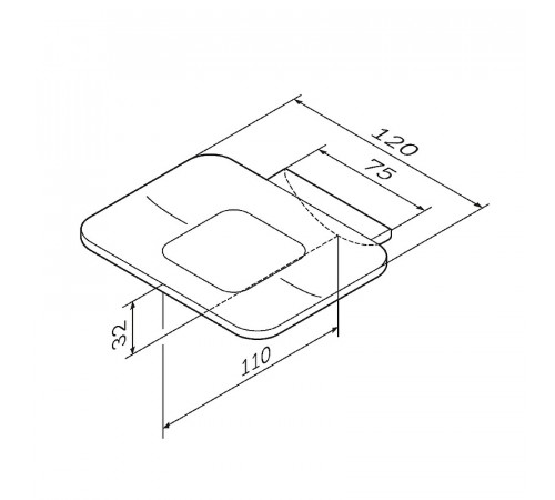 Мыльница AM.PM Inspire 2.0 A50A34200 Хром