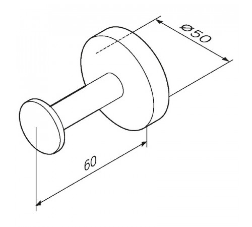 Крючок для полотенец AM.PM Inspire 2.0 A50A35800 Хром