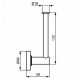 Держатель запасного рулона Ideal Standard IOM A9132XG Черный шелк