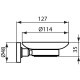 Мыльница Ideal Standard IOM A9122AA Хром