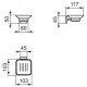 Мыльница Ideal Standard IOM Square E2201AA Хром