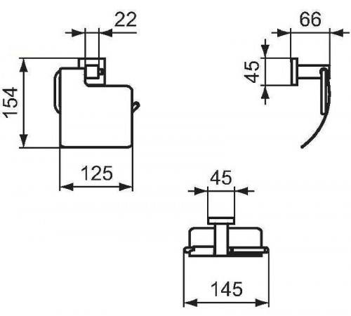 Держатель туалетной бумаги Ideal Standard IOM E2191AA с крышкой Хром