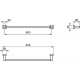 Полотенцедержатель Ideal Standard IOM E2197AA Хром