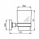 Стакан для зубных щеток Ideal Standard IOM A9120AA Хром