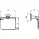 Держатель туалетной бумаги Ideal Standard IOM A9127AA с крышкой Хром