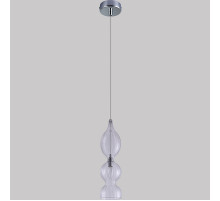 Подвесной светильник Crystal Lux Iris SP1 B Transparent Прозрачный Хром