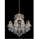 Люстра Crystal Lux Isabel SP11 Gold Transparent Прозрачная Золото