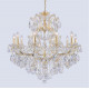 Люстра Crystal Lux Isabel SP11 Gold Transparent Прозрачная Золото