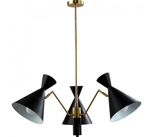 Люстра Crystal Lux Joven SP3 Gold Black Черная Золото