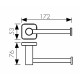 Держатель туалетной бумаги Kaiser KH-4720/1721 Бронза