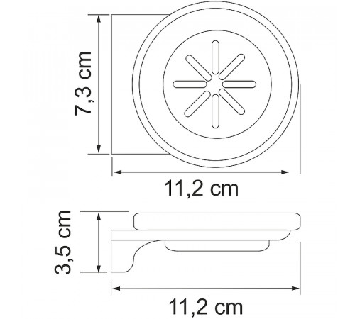 Мыльница WasserKRAFT Kammel K-8329W Белая матовая