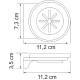 Мыльница WasserKRAFT Kammel K-8329W Белая матовая