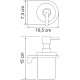 Дозатор для жидкого мыла WasserKRAFT Kammel K-8399W Белый матовый