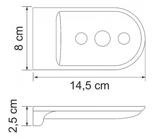 Мыльница WasserKRAFT Kammel K-8369 Хром