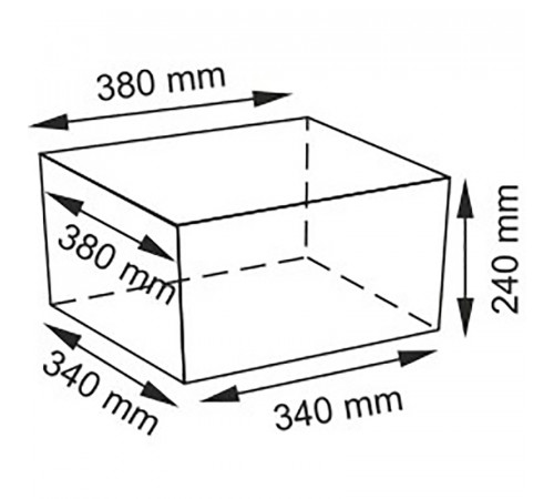 Корзина для аксессуаров WasserKRAFT Kammel WB-180-L Темно-кремовая