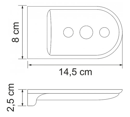 Мыльница WasserKRAFT Kammel K-8369W Белая матовая