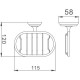 Мыльница Maretti Karla KA8011010 Хром глянцевый