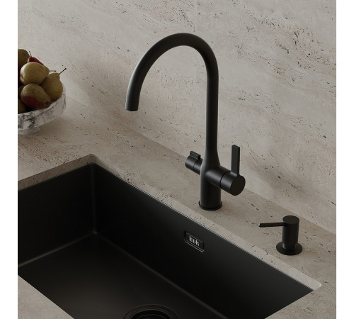 Дозатор для моющего средства Iddis Kitchen Line SDIBL00i59 Черный