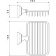 Мыльница Aquatek Классик AQ4533PG Золото