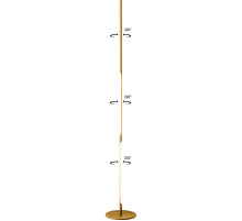 Торшер Crystal Lux Largo PT25W Gold Белый Золото