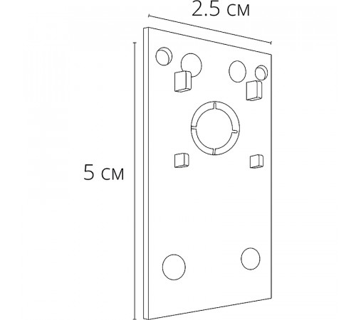 Коннектор-заглушка Artelamp Linea-accessories A482033 Белый