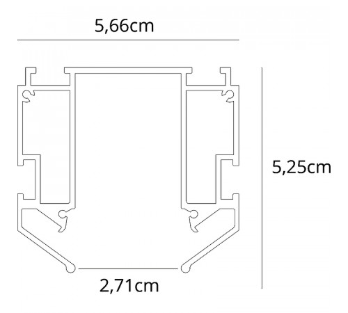 Профиль Artelamp Linea-accessories A620205 Серый