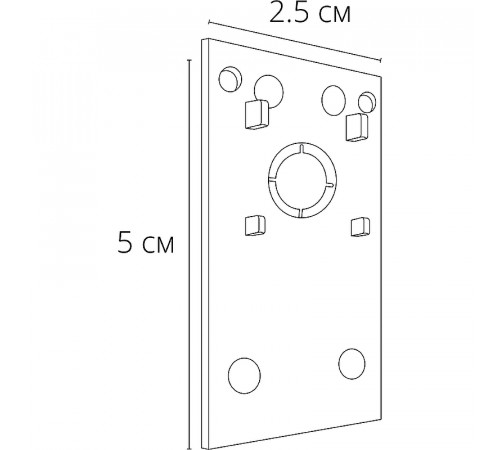 Коннектор-заглушка Artelamp Linea-accessories A482006 Черный