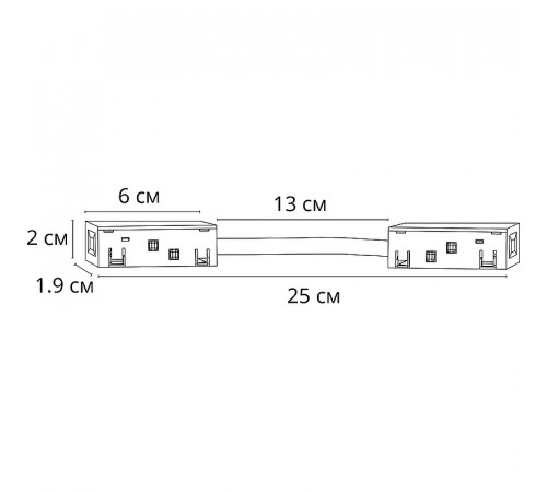 Коннектор гибкий Artelamp Linea-accessories A484433 Белый