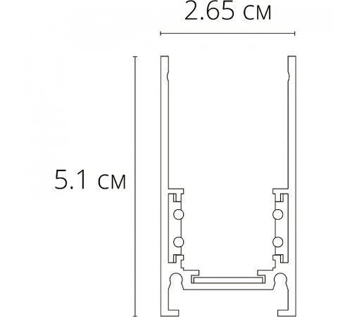 Шинопровод Artelamp Linea-accessories A460233 Белый