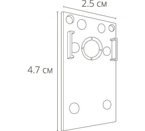 Коннектор-заглушка Artelamp Linea-accessories A482106 Черный