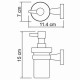 Дозатор для жидкого мыла WasserKRAFT Lippe K-6599 Хром