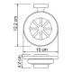 Мыльница WasserKRAFT Lippe K-6529 Хром