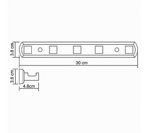 Вешалка для полотенец WasserKRAFT Lippe K-6575 Хром