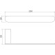 Полотенцедержатель Aquatek Лира AQ4419MB Черный матовый